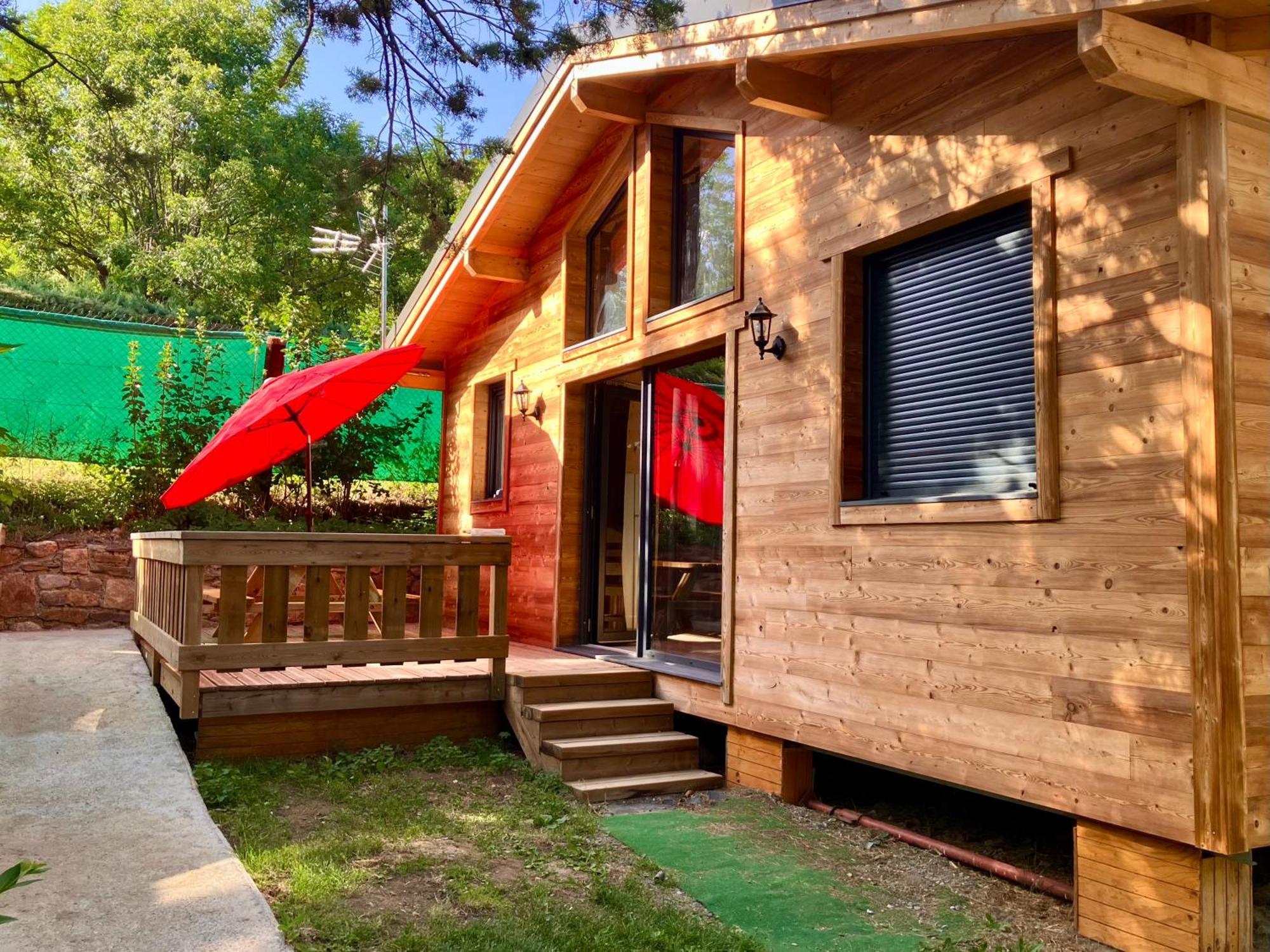 Camping L'Enclave Mobil-Home Estavar Exteriér fotografie