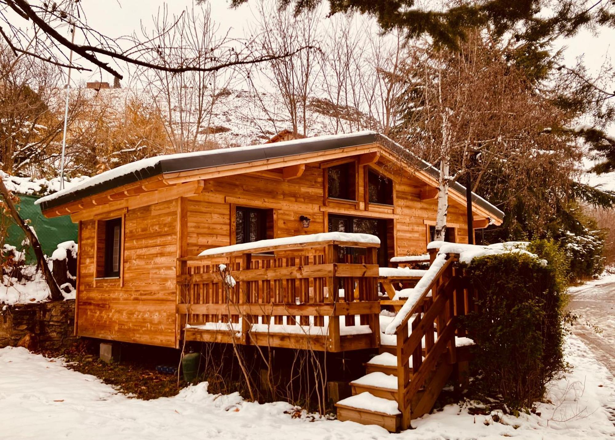 Camping L'Enclave Mobil-Home Estavar Exteriér fotografie